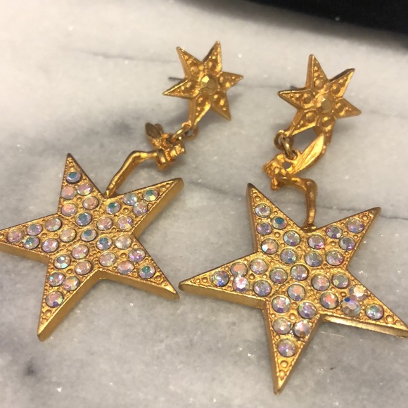 Vintage Kirks Folly Fairy in Aurora Borealis Crystallized Star-Boutique - Picture 9 of 9